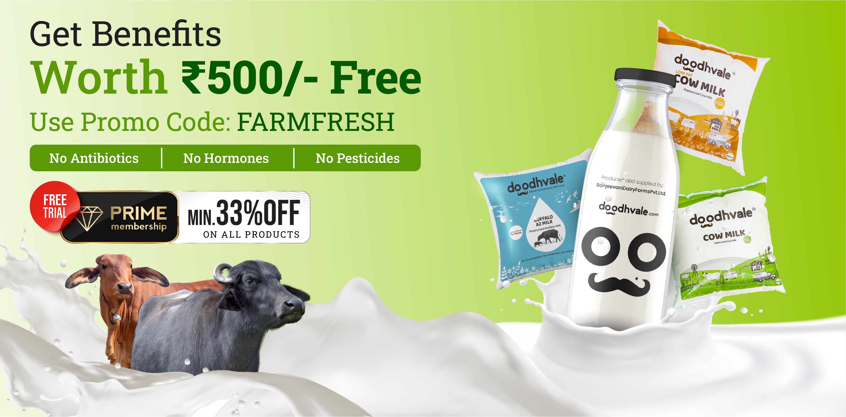 Doodhvale - Farm fresh Milk, Delhi-NCR